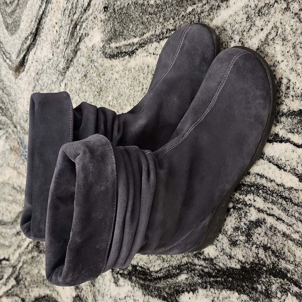 (8.5M) College Leather Suede Upper Wool Lining Natural Rubber Aquaprotect Winter
